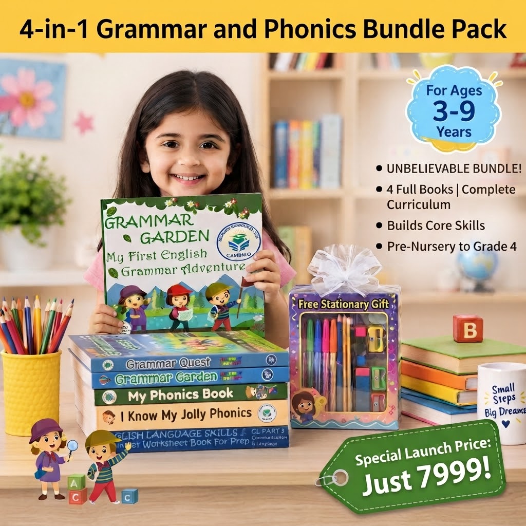 4 in 1 Grammar & Phonics Bundle Pack