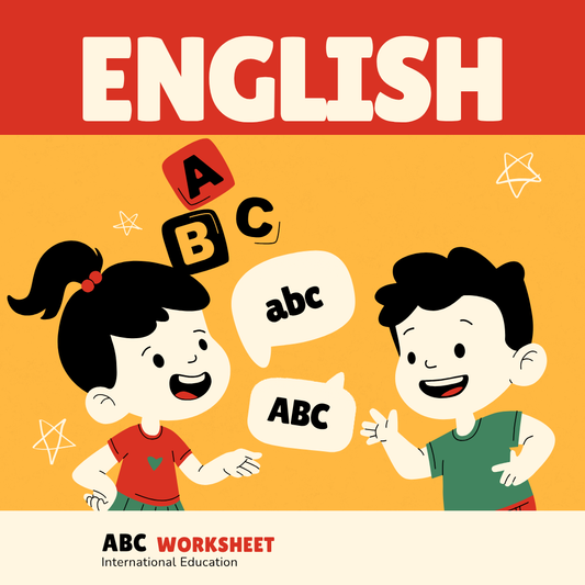 Nur- Eng alphabet worksheet a–z tracing upper lower case preschool workbook 3–5 years
