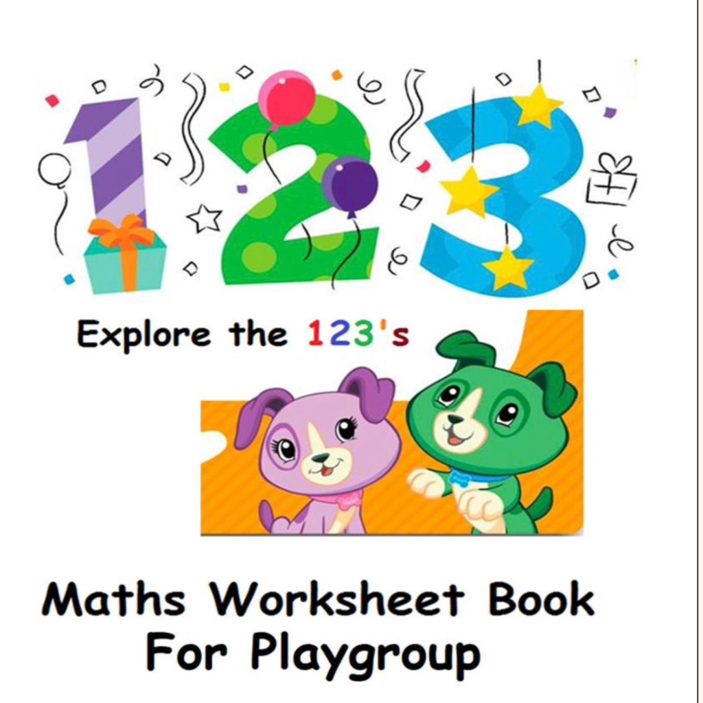Preschool or Play group 123 counting worksheets 1–30